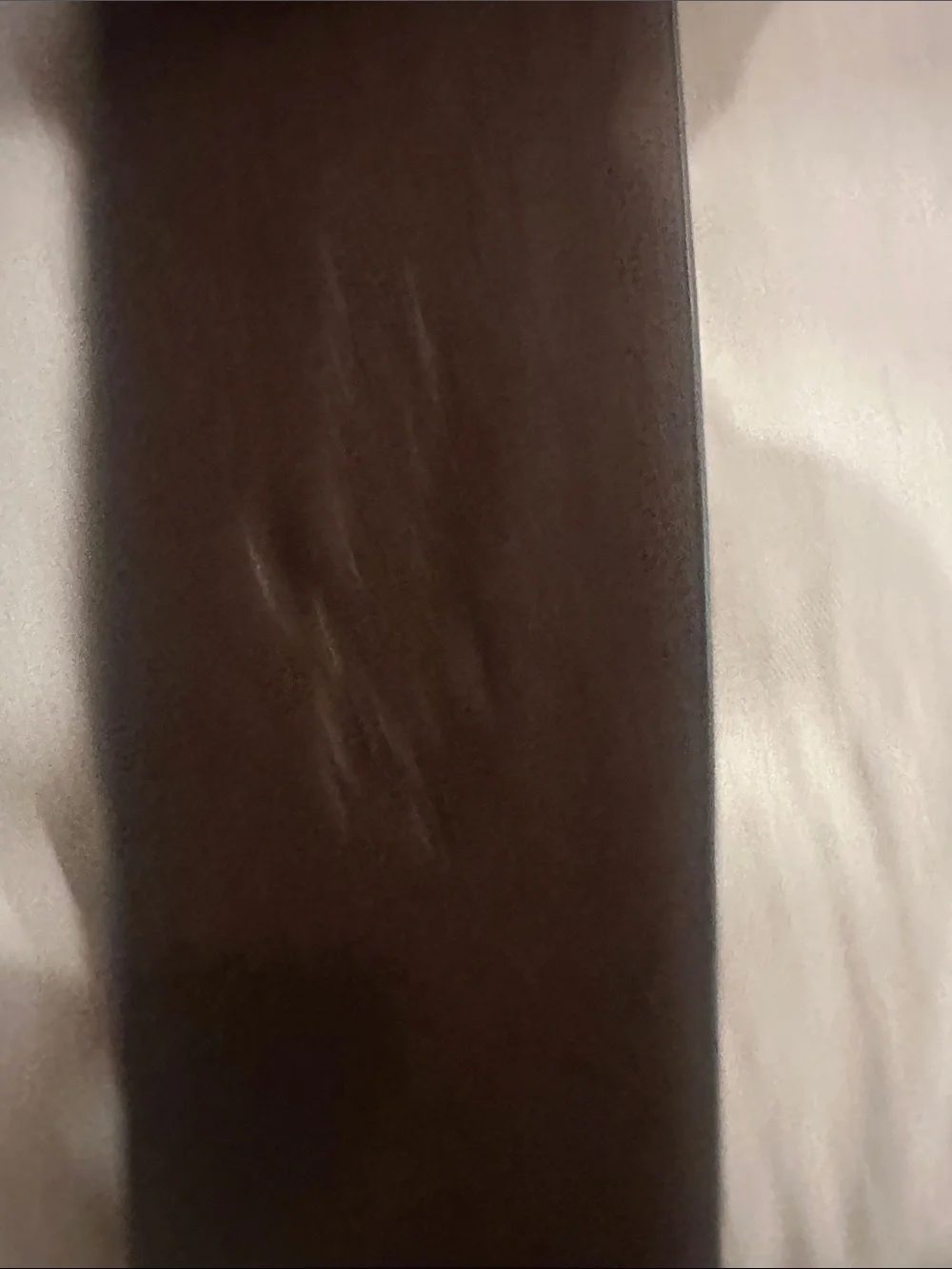 Wrangler Brown Leather Belt with Brass Buckle